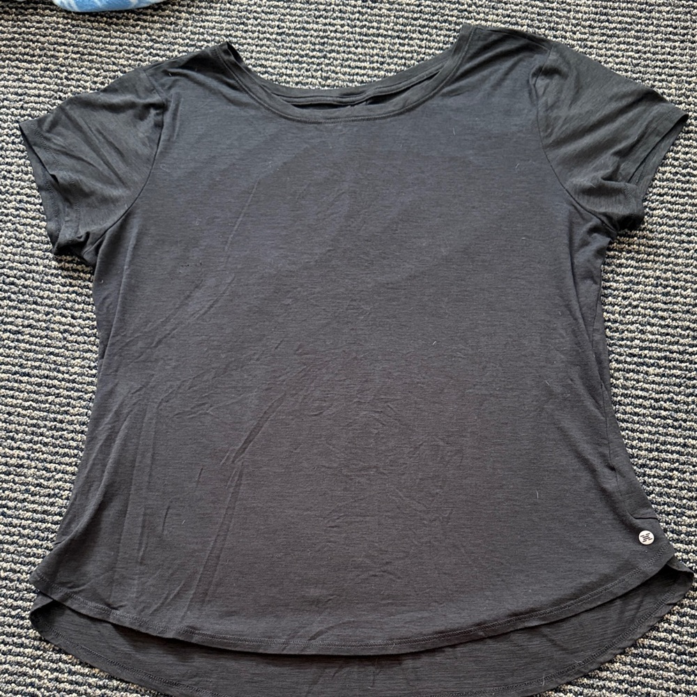 RBX Women's Black Short Sleeve Workout Tee